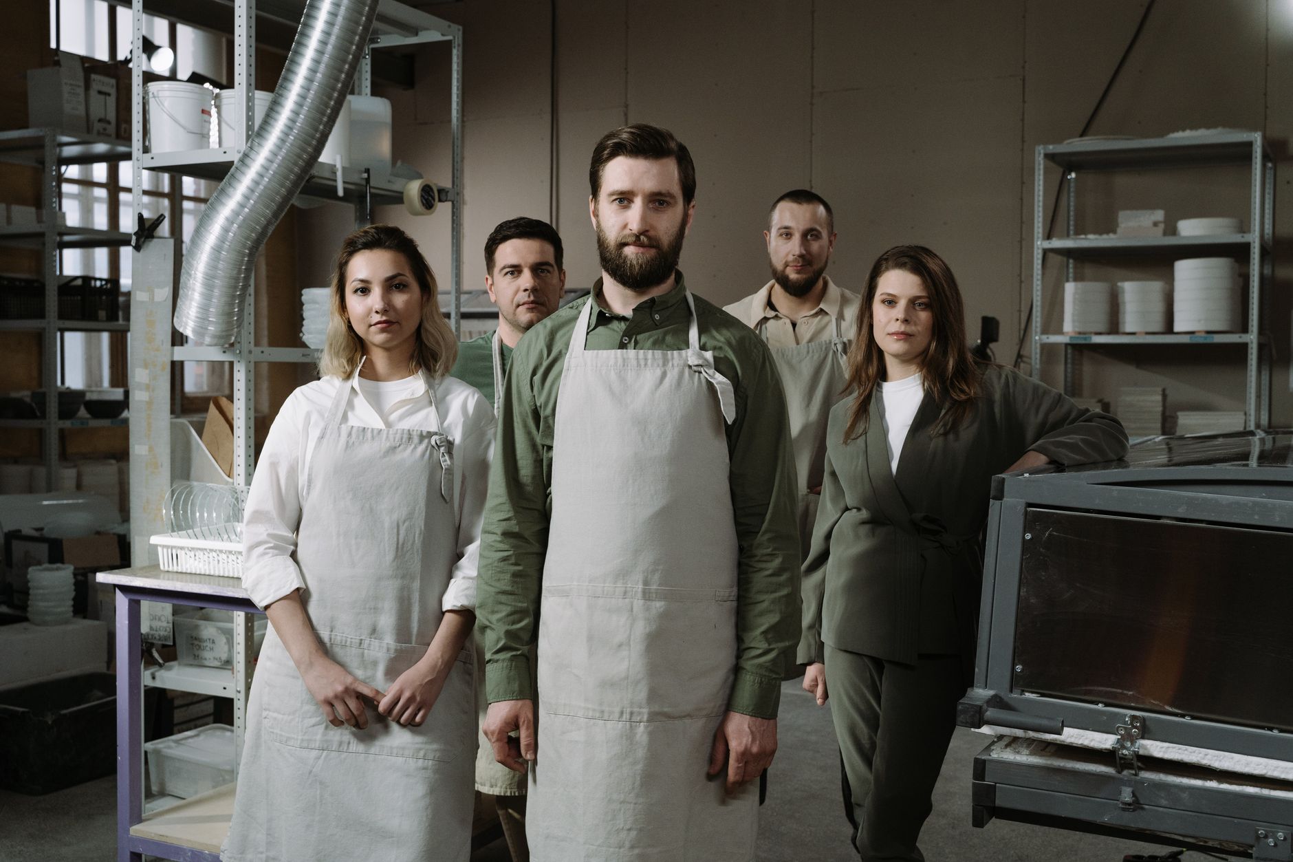 Werkstatt-Team von Bühner Frank bei der Arbeit